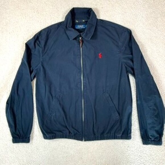 Polo Ralph Lauren Other - Polo Ralph Lauren Mens Cotton Bi-Swing Jacket Size Large Full Zip Comfy Classic